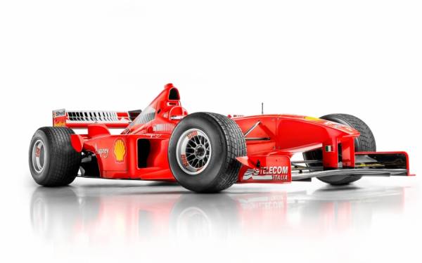 Photograph Blair Bunting Michael Schumacher F300 on One Eyeland